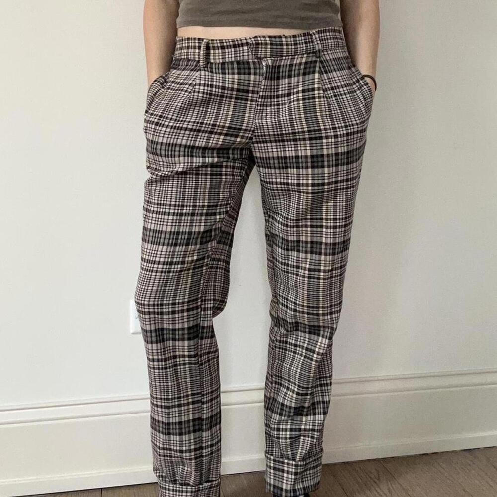 Free People Women's Brown and Multi Trousers